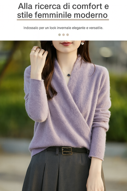 ✨ Maglione Donna in 100% Pura Lana Merino Australiana❄️